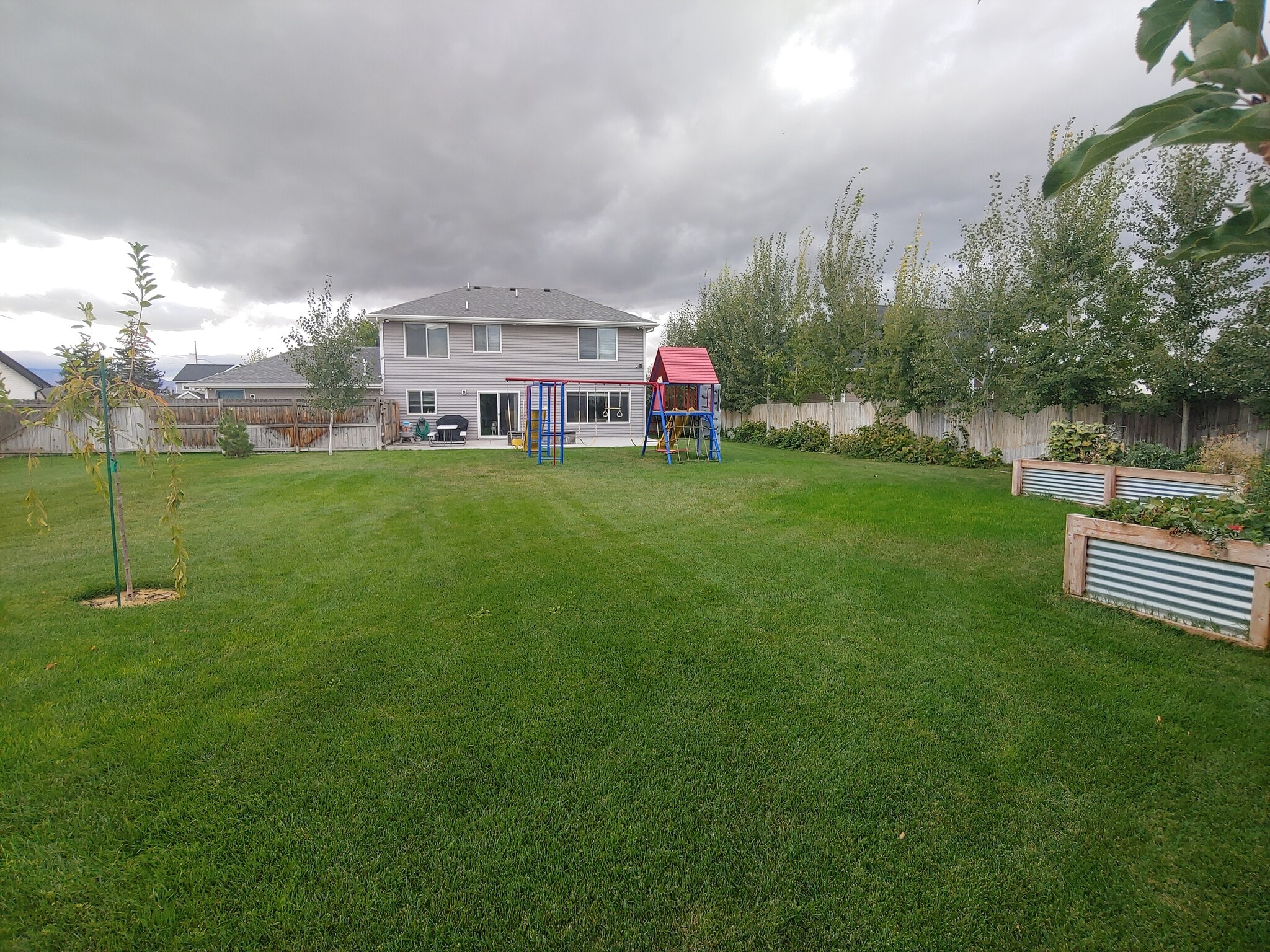 Backyard view of house - 1824 N 400 W