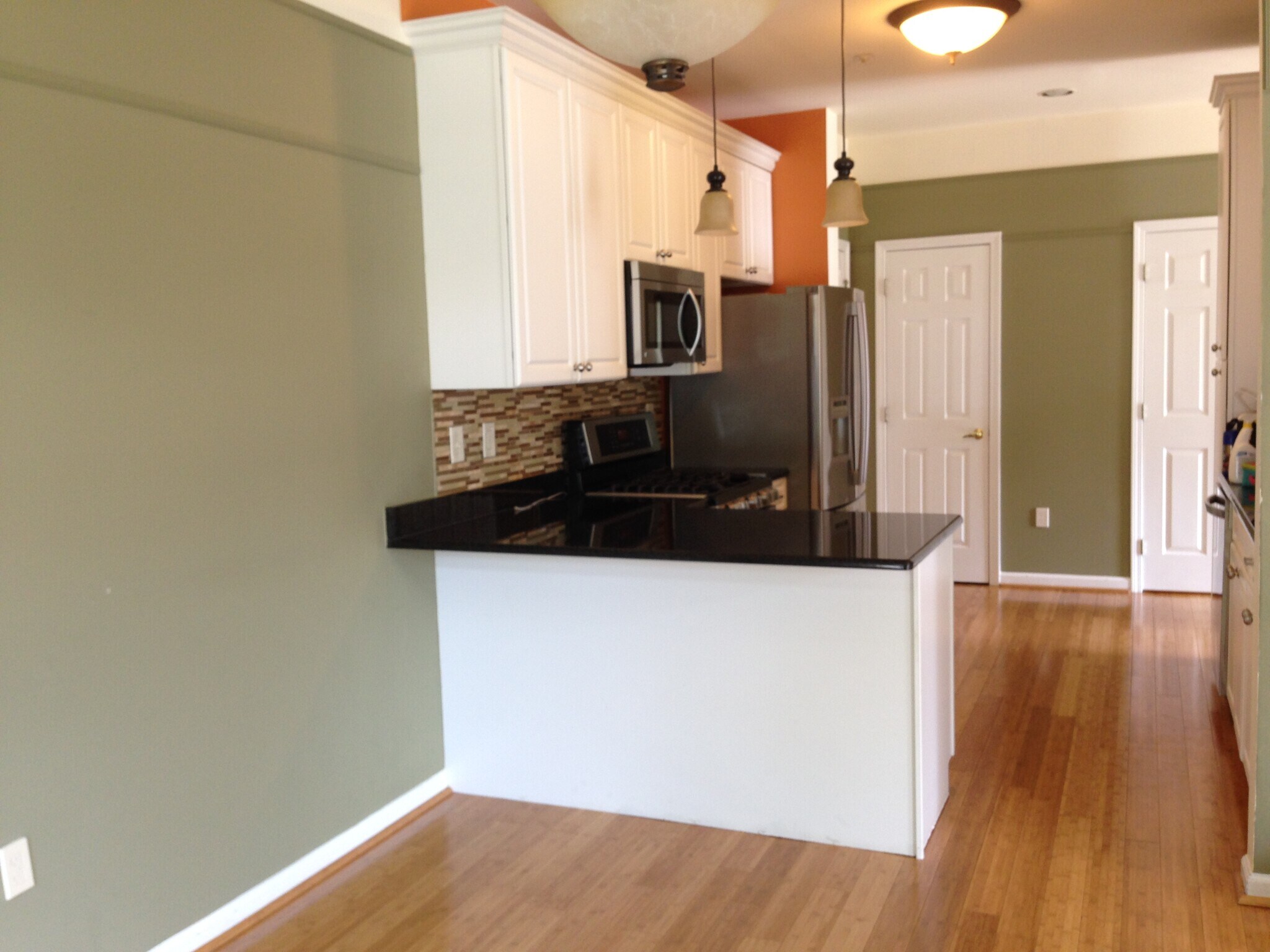 Kitchen from dining area - 202 Dresher Woods Drive