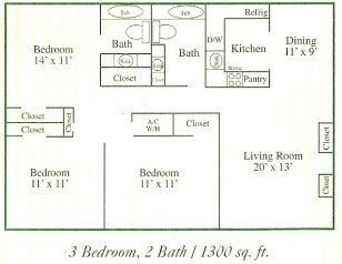 3BR/2BA - Magnolia Point