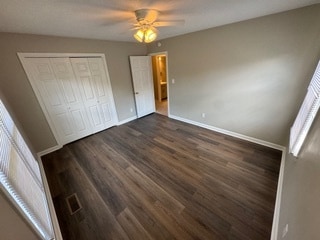Primary bedroom with large closet - 309 Pleasant Dr