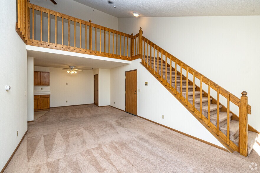 2BR, 2.5BA - 1,900SF - Living Room - Greenfield Park Apartments