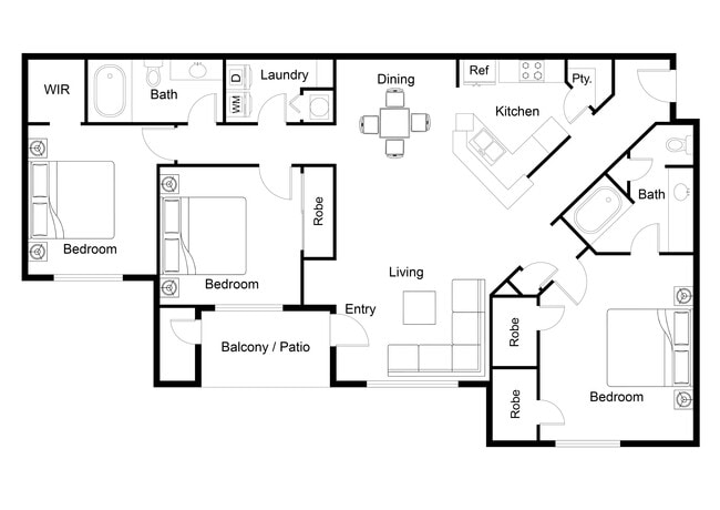 Floorplan - The Hartley at Sweetwater Creek