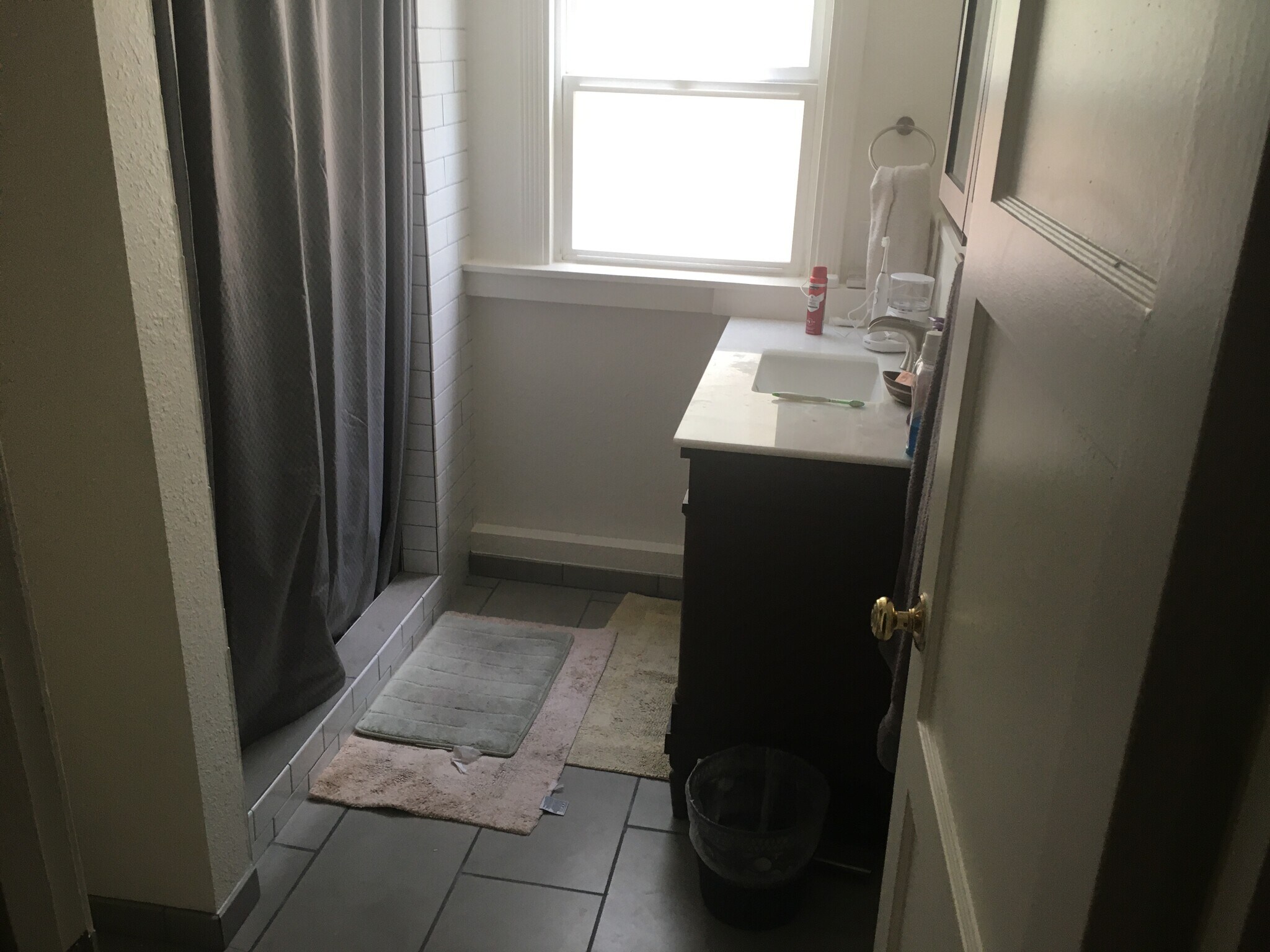 Bath vanity with Tub/Shower Combo - 47 Belle Ave