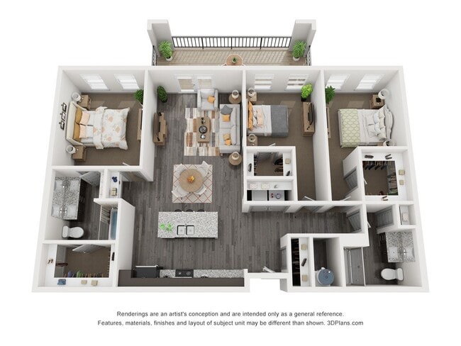 Floorplan - Aria Apartments of Zionsville