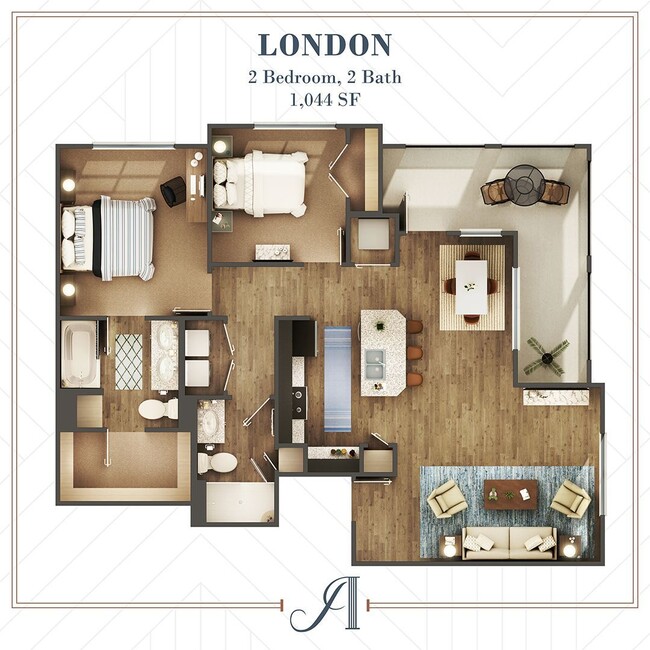 Floorplan - Auberge of Burleson