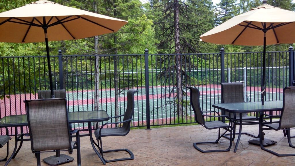 Tennis courts next to Aquatics Facility - 3000 Big Mountain Rd