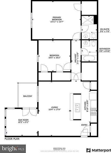 floor plan - 1006 Markham Ct