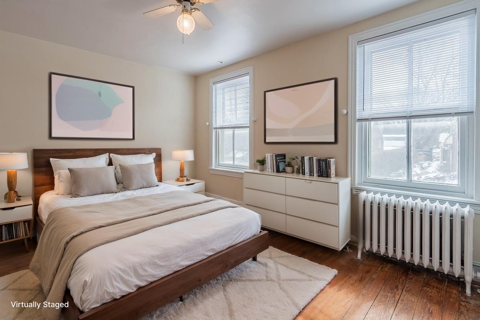 2nd Floor Front Bedroom - Virtually Staged - 239 Dean St