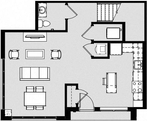 Floorplan - Harbor Side at Conwood Flats