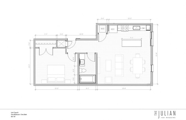 Floorplan - The Julian Apartments