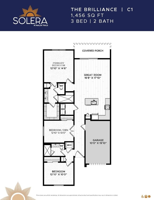Floorplan - Solera at Avalon Trails