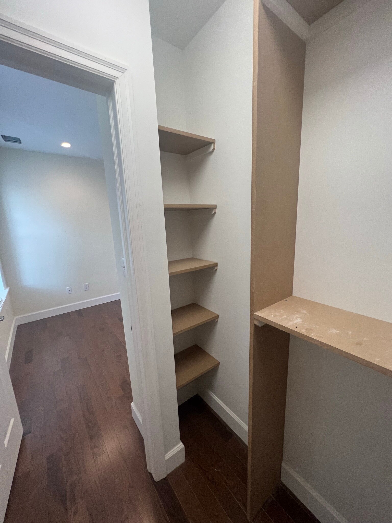 Bedroom 1 Walk-in Closet (shelves have been painted white) - 2101 Pine St