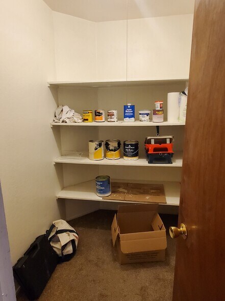 Storage closet / pantry off entrance hallway - 1220 La Playa St