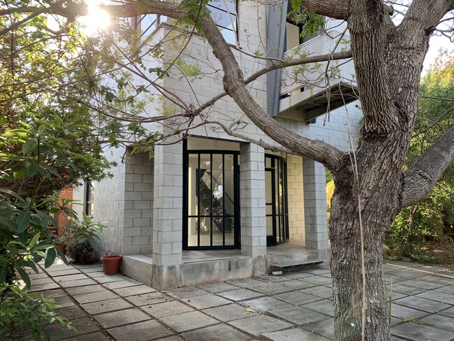 Back patio looking at house - 15305 De Pauw St