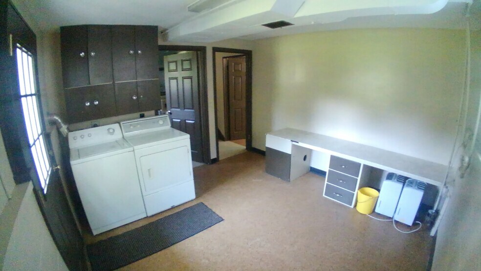 Laundry area in Lower level - 1536 Linden St