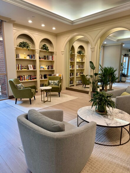Lobby with Library - 4808 Moorland Ln