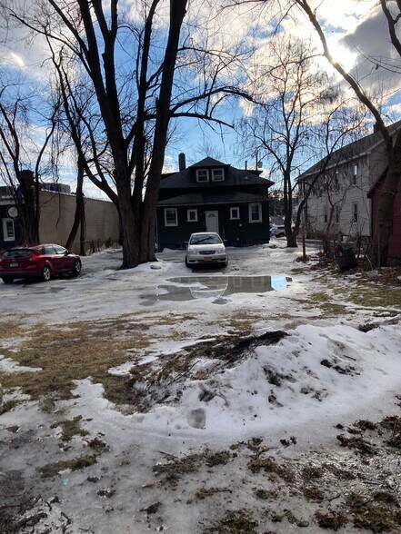 Back yard and parking area - 1237 Western Ave