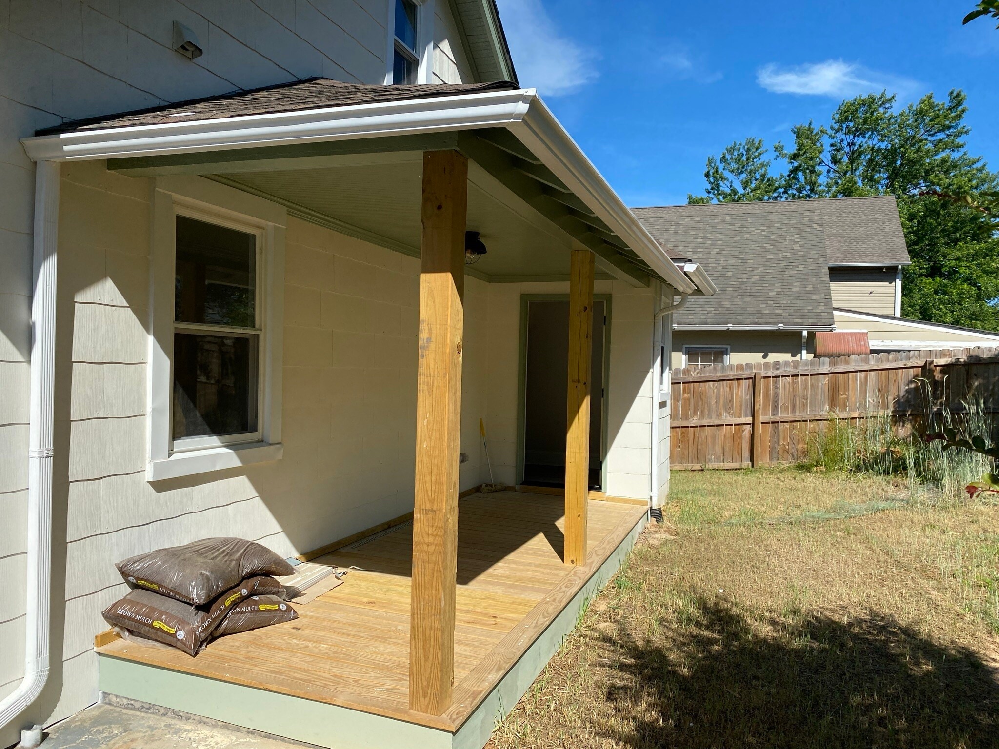 Back porch - 613 Blenheim Ave