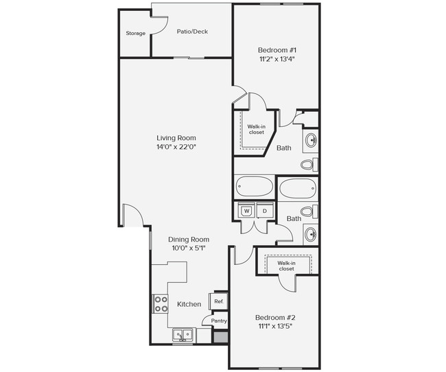 Floorplan - Archstone Redmond Lakeview