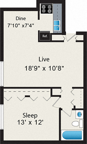 Floorplan - Reside on Pine Grove