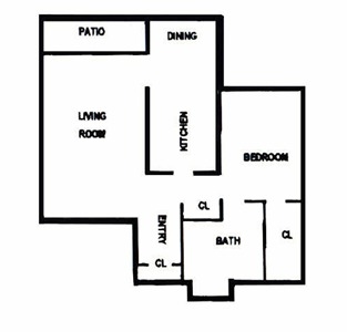 1BR/1BA - Sierra Woods Apartments