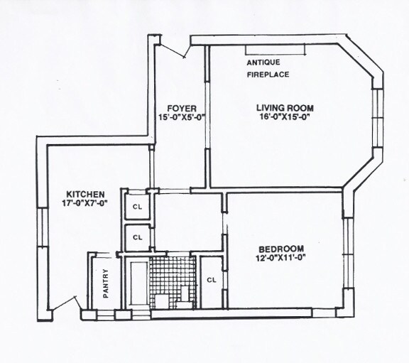 Floorplan - 1125 Davis St./ 1603-11 Ridge Ave.