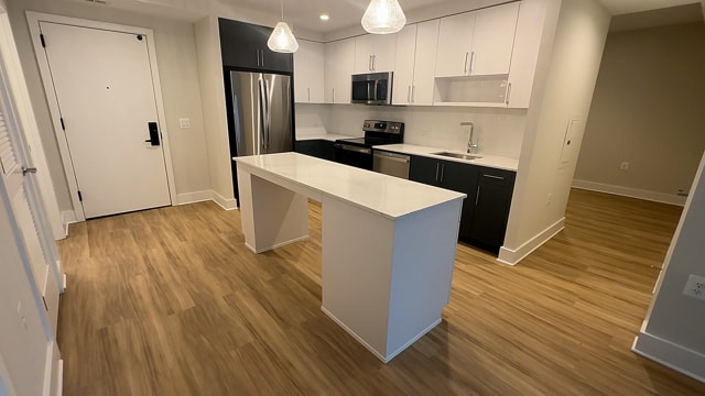 Kitchen of Apartment 513 S-1 Studio Floor Plan - Meridian 2250 at Eisenhower Station