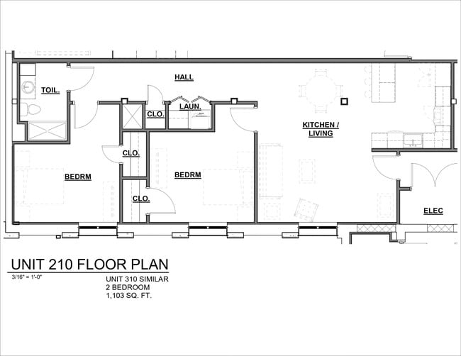 Floorplan - 1010 N Washington Ave