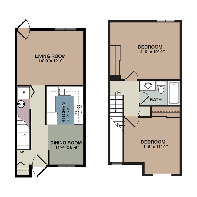 Floorplan - Waterford Townhomes