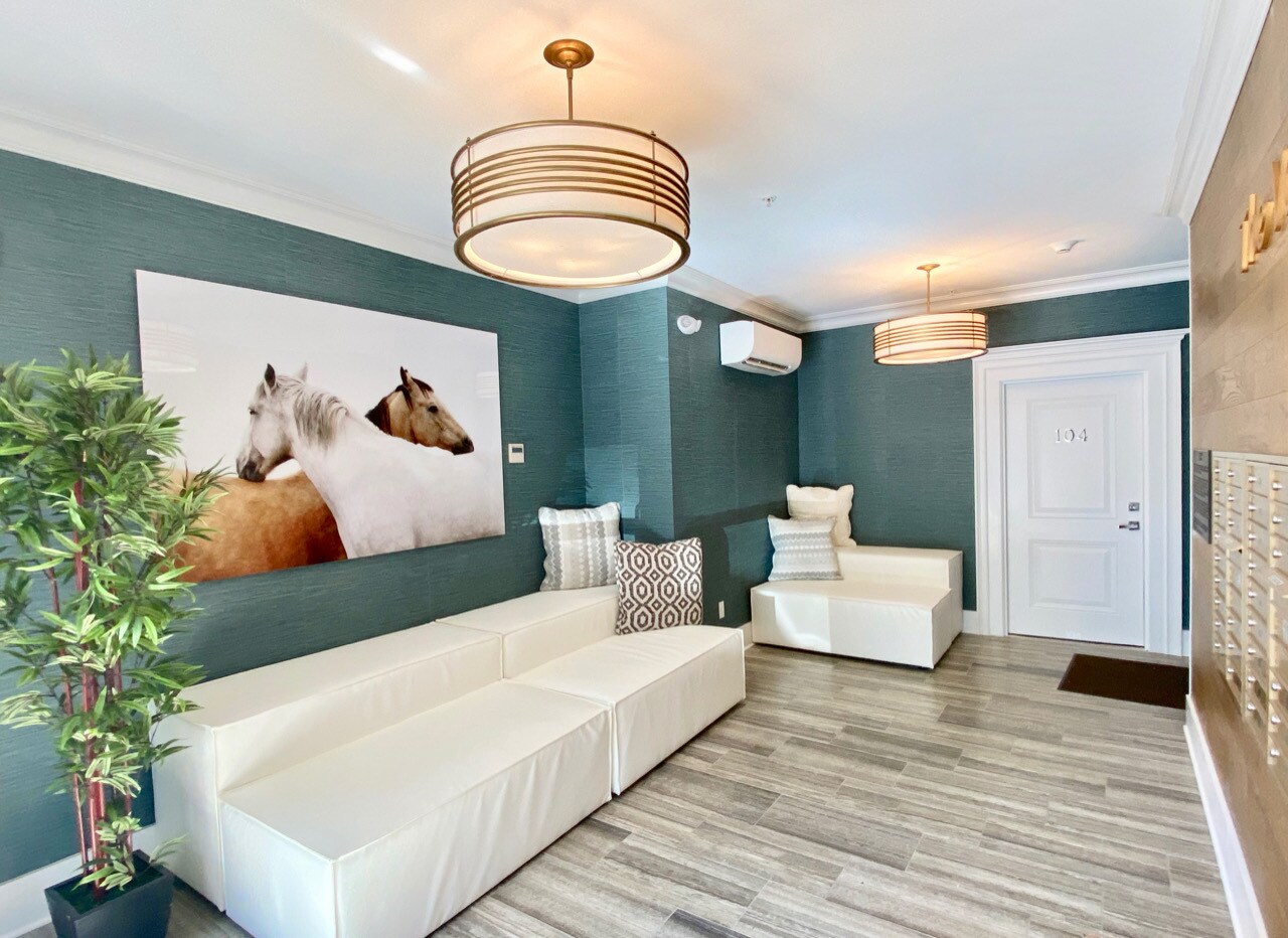 building lobby - 77 Van Dam St