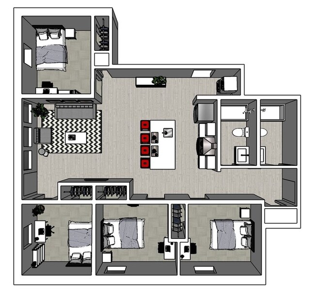 Floorplan - 126 College