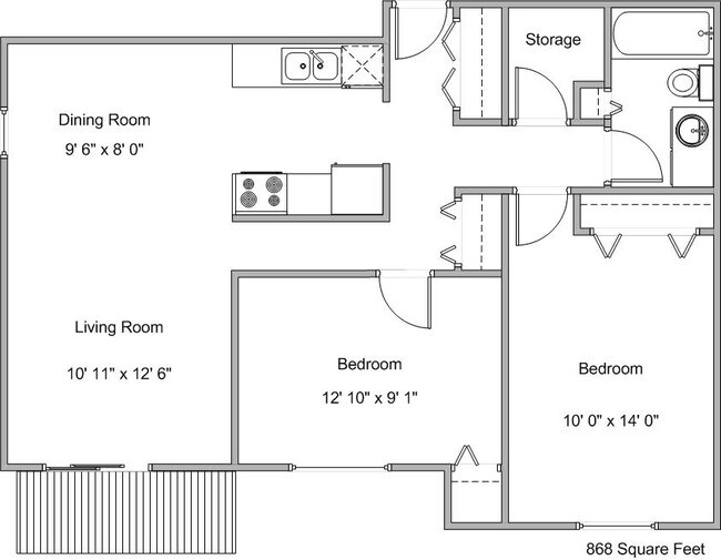 Floorplan - Sunwood Apartment Community