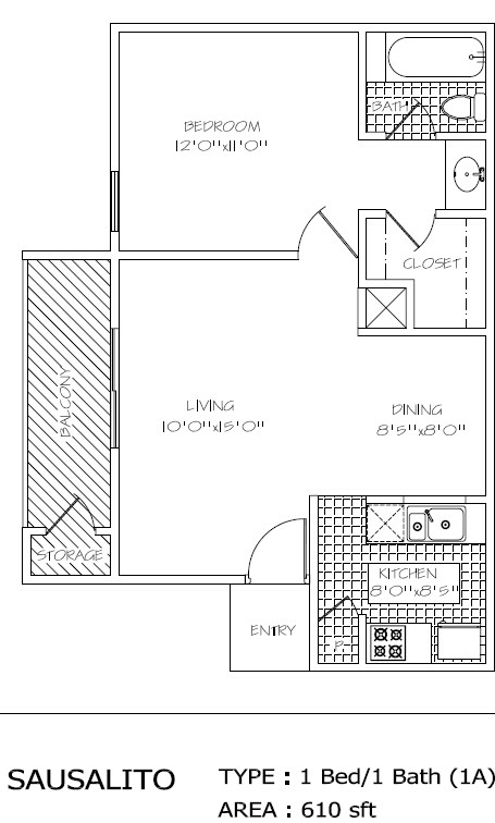 1BR/1BA - Sausalito