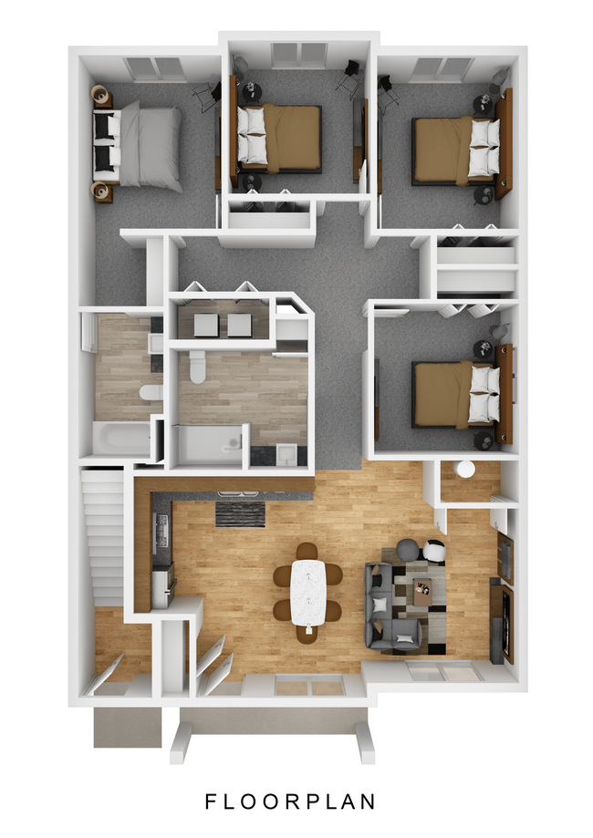 Floorplan - Lacey Village Townhomes