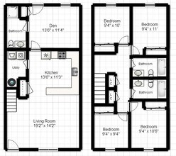 Building Photo - Rutherford Townhomes 4 Bedroom w/Den 3 Bat...
