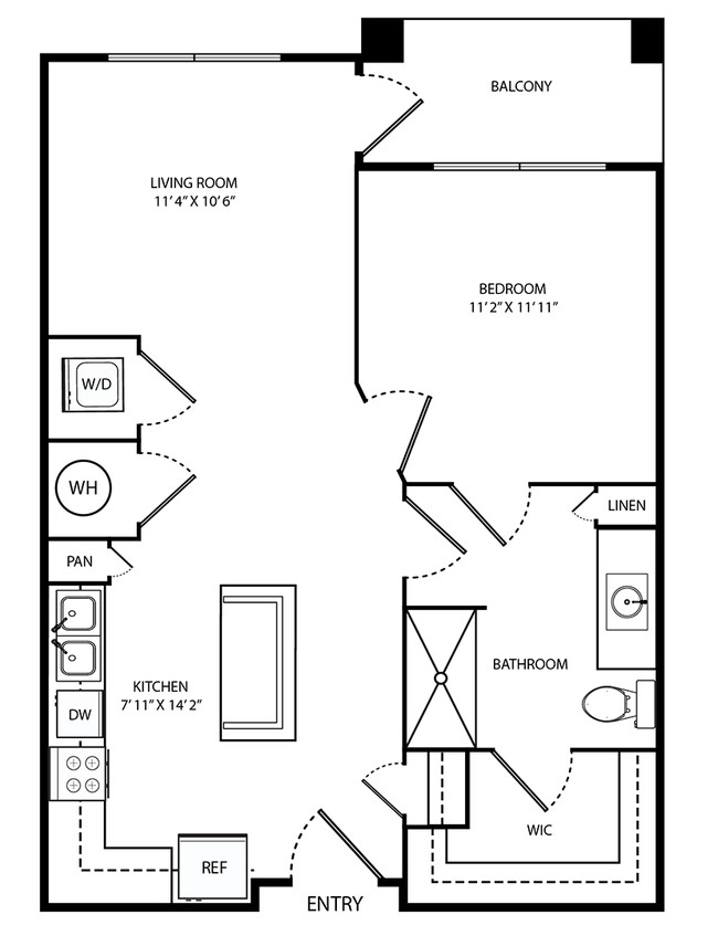 Floorplan - Moda at the Hill