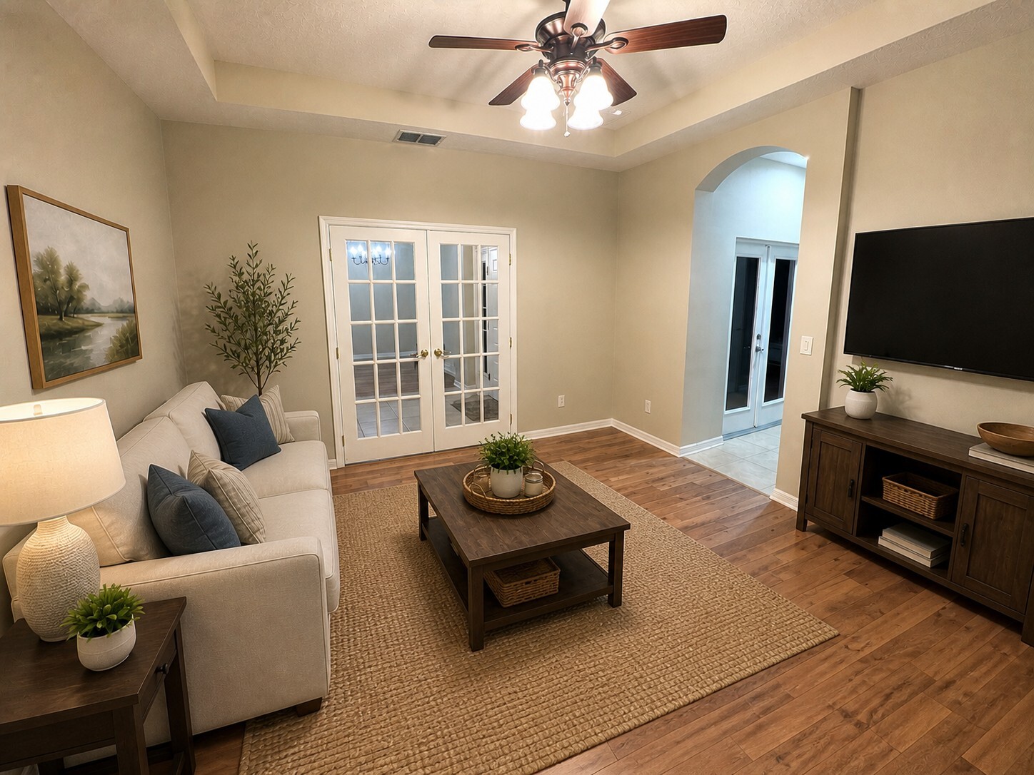 Virtually-staged Den in Suite - 12426 23rd St E