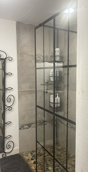 shower and bathroom - 1034 Queen St N