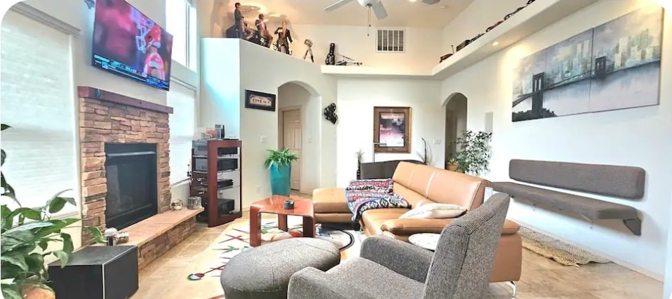 Living room/Theater - 5924 Mafraq Ave NW
