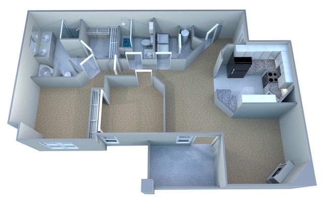 Floorplan - The Cliffs Townhouses