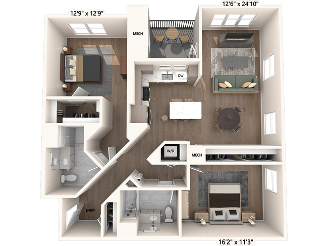 Floorplan - Avalon W Squared