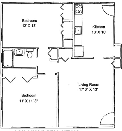 2BR/1BA - Groton Estates