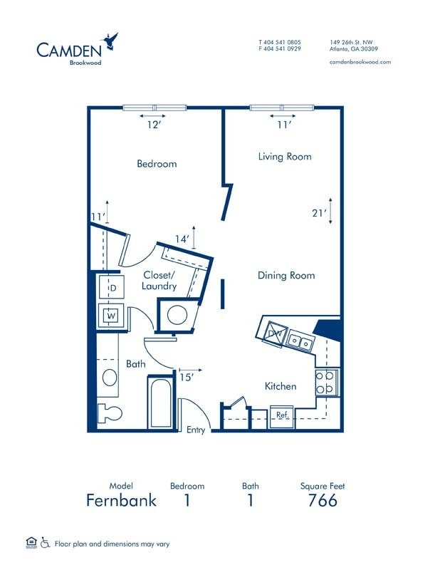 Floorplan - Camden Brookwood