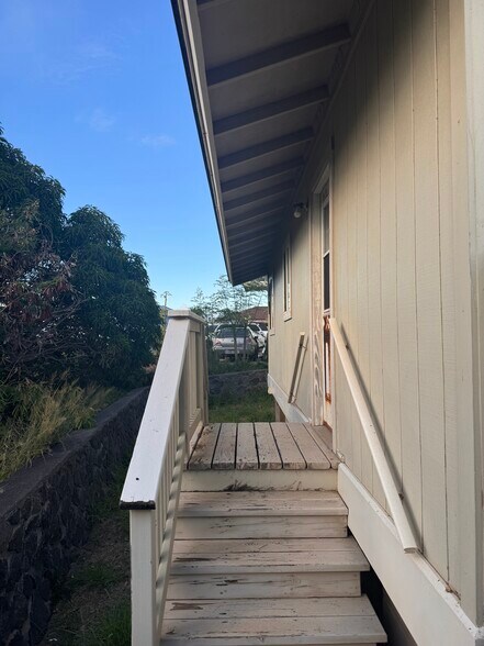Back of cottage - 486 Kea St