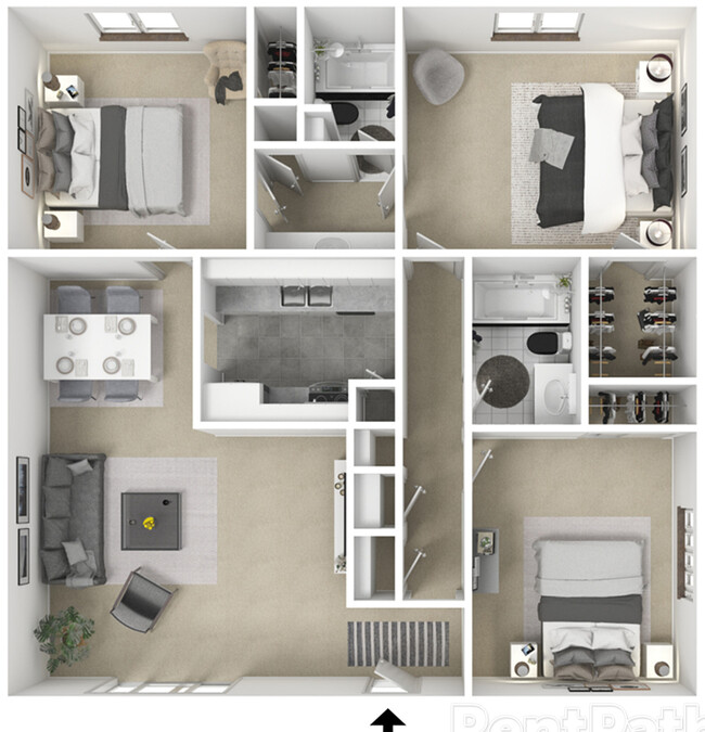 Floorplan - Sunset Grove Apartments