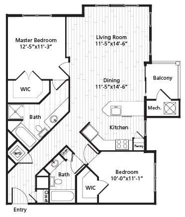 Floorplan - MetroPlace at Town Center