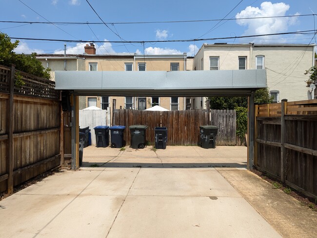 protected garage for 2 parking spots - with newly installed garage door - 205 Bates St NW