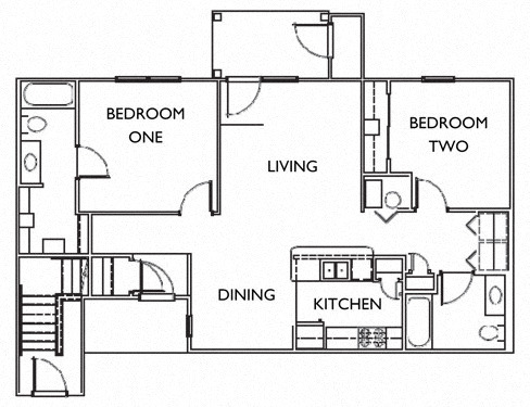 Floorplan - Prairie Apartments I & II