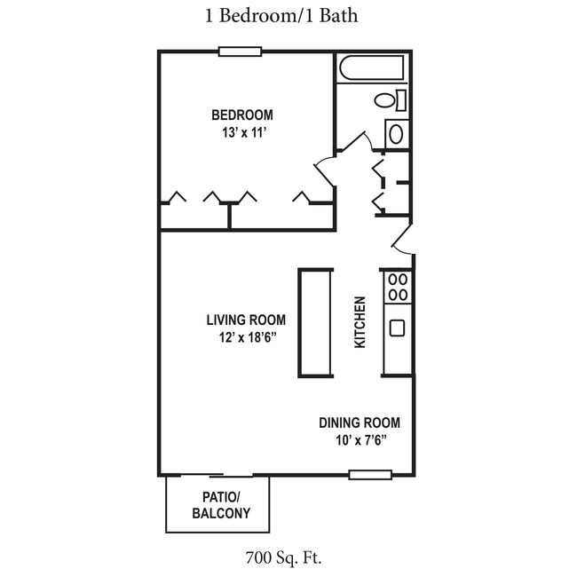 Floorplan - Timber Ridge Apartments