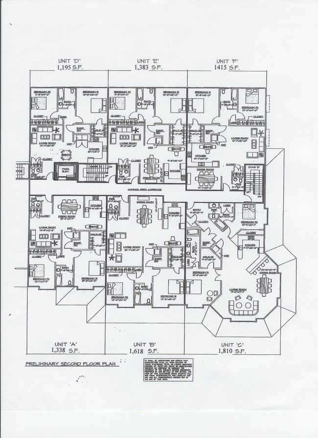 Floorplan - Fonte Plaza at Fanwood Condominiums